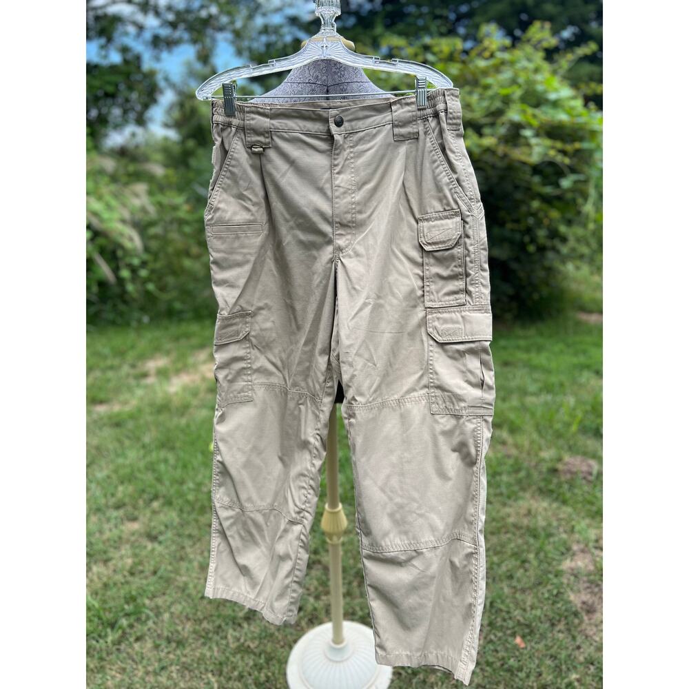 5.11 tactical cargo tan khaki pants size 34 x 30